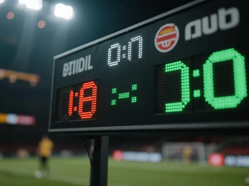 实时比分与比赛进程示意图